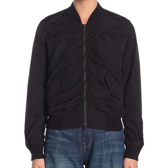 NWT Vince Shrunken Crop Bomber Jacket - Picture 5 of 15